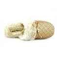 thumbnail image 5 of Womens Michael Kors Carter Bow Tie Slippers, Gold, 5 of 5