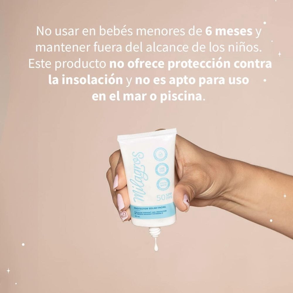 Milagros Protector Solar (Pack 2) Sin Color, Protector Solar Milagros, Milagros Prodcutos Colombianos, Protector Solar Milagros con y sin Color