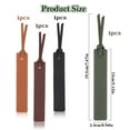 thumbnail image 4 of PU Leather Bookmark Reading Book Mark Page Divide Tags Multi-Color Book Clip Reader Pager Bookmark Holder Stationery For Students Teachers Book Lovers Gifts, 4 of 4