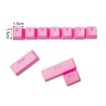 thumbnail image 5 of Limei 104Pcs Gaming Keyboard Caps, Universal Keycaps for Mechanical Keyboard, PBT Backlight Wear-Resistant Key Caps Replacement Keyboard Accessories - Pink, 5 of 7