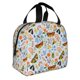 thumbnail image 2 of Fotbe Insects and Flowers Bolsa Térmica con Estampado y Forro de Aluminio Grueso Bolsa de Almuerzo con Bolsillo Frontal para Hombres y Mujeres, Ideal para Trabajo, Escuela, 2 of 8