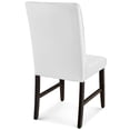 thumbnail image 5 of Modway Motivate Channel Tufted Upholstered Fabric Dining Chair Set of 2 in White, 5 of 7