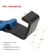 thumbnail image 5 of (4 Pack) 4" x 5' Roll Off Container Blue Winch Strap w/ Large Flat Hook for Roll Off Truck, 5,400 lbs Working Load Limit, 5 of 9