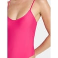 thumbnail image 4 of No Boundaries Essentials Scoop Neck One-Piece Swimsuit, Women’s XXS-XXL, 4 of 5