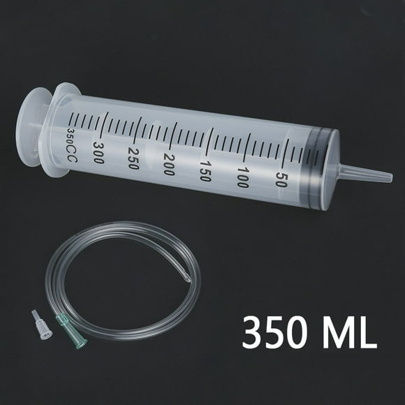 350ml Reusable Large Syringe Tube Hydroponics Nutrient Measuring Ink DIY for Scientific Labs and Dispensing Multiple Uses Measuring Syringe Tools