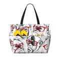 thumbnail image 1 of Fotbe Monkey Pattern Water-Resistant Beach Travel Bag - Large Capacity Tote with 7 Pockets, Lightweight Design for Women & Men, Perfect for Beach, Pool & Gym, 1 of 7