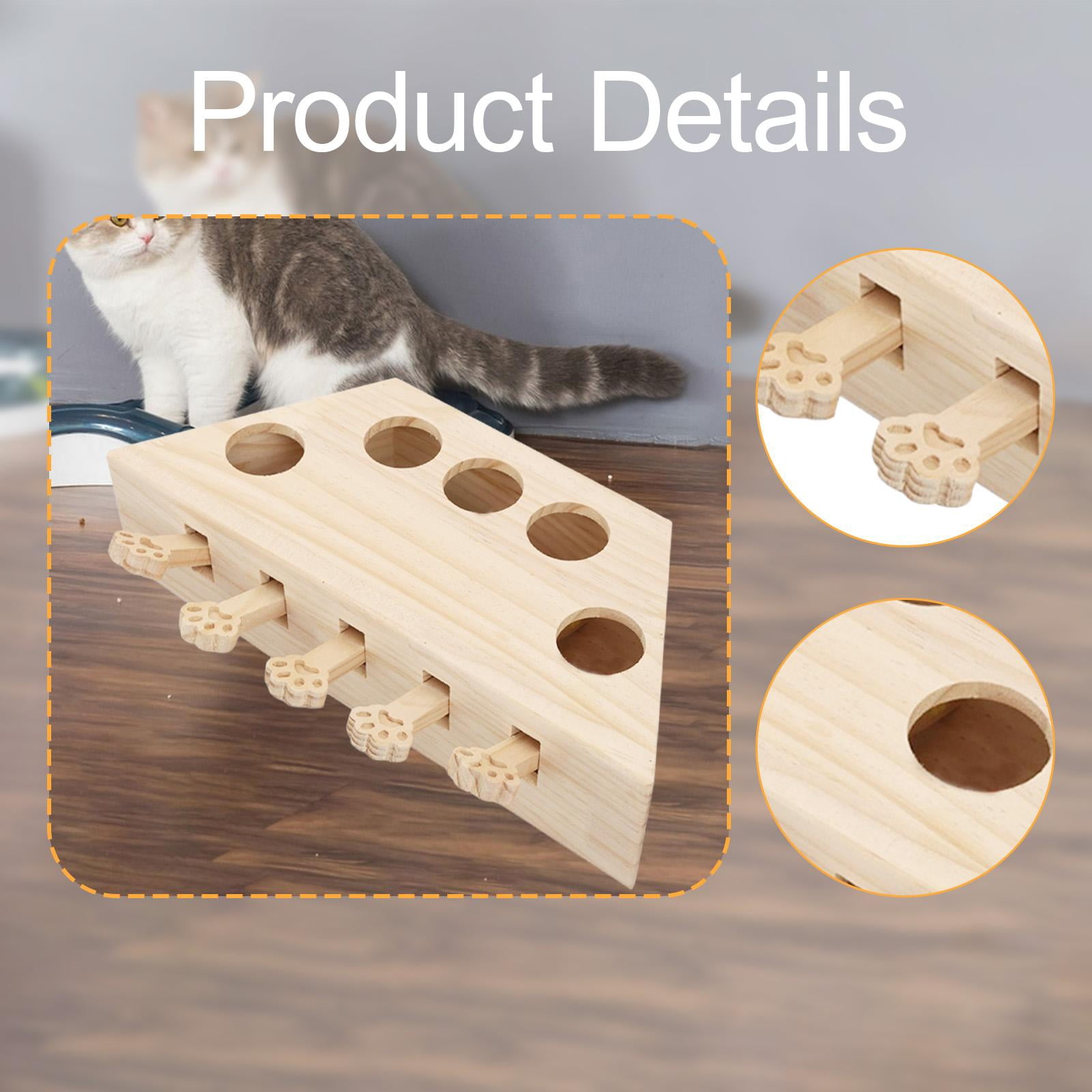 Serenable Whack A Mole Cat Toy Pet Gift Keeps Pet Entertained Fun Interactive Cat Toy