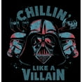 thumbnail image 2 of Men's Star Wars Darth Vader Chillin' Like a Villain Graphic Tee Black 3X Large, 2 of 5