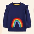 thumbnail image 2 of Gubotare Girls Fashion Sweatshirt Kids Sweatshirts for Teen Girls Baggy Toddler Girls Sweatshirts Shirt Long Sleeve Kids Pullover 5T 6T (Black,5-6 Years), 2 of 9