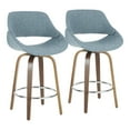 thumbnail image 1 of Fabrico Mid-Century Modern Counter Stool by LumiSource, 1 of 9