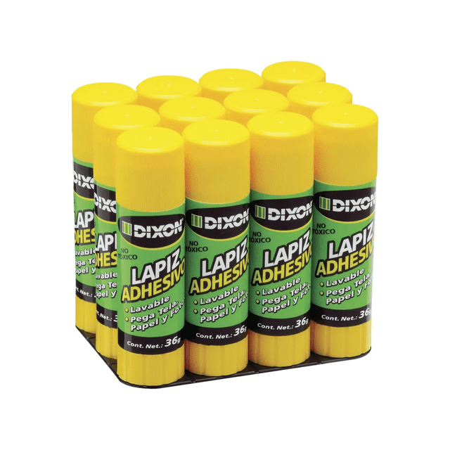 Lapiz Adhesivo Dixon 36 Gramos 12 Piezas Resistol En Barra