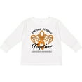 thumbnail image 3 of Inktastic Leukemia Awareness Staying Strong Together and Orange Ribbon Boys or Girls Long Sleeve Toddler T-Shirt, 3 of 5