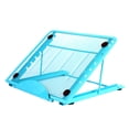 thumbnail image 1 of Soporte plegable para computadora portátil Soporte portátil ajustable para computadora portátil Soporte de acero laminado en frío, Azul seitruly EL4098-04B, 1 of 2