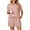 Pink, variant on UVN 2 Piece Pajama Sets for Women Short Sleeve Top and Shorts Sleepwear Casual Lounge Set with Pockets