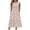 Khaki, variant on Blmnix Boho Dresses for Women Casual Tank Floral Dresses Cocktail-Length Yellow Sleeveless Crew Neck Winter Dress,S