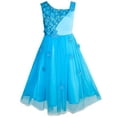 thumbnail image 1 of Robe de Fille Fleurie Dimensionnelle Mariage Fête Concours 10 Ans, 1 of 7