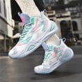 thumbnail image 6 of Bolognifi Men's Basketball Shoes, Classic Training Sports - BLUE_3.5, 6 of 7