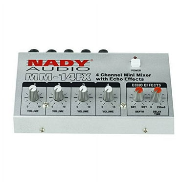 4-channel mini-mixer w/echo effects