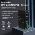 thumbnail image 2 of Inyector PoE E-link LNK-INJ401-90 2.5G 95 W PoE++ de -40 °C a 80 °C, 2 of 6