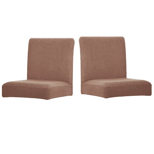 Funda protectora para silla de comedor, funda protectora Universal para muebles de oficina, Protector exterior, funda giratoria, suministros para el hogar, Chocolate, 2 paquetes Eigraketly HA012490-09