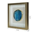 thumbnail image 5 of Millionstone HUJI Agate Slice Shadow Box Wall Decor Green, 5 of 5