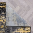 thumbnail image 4 of World Rug Gallery Contemporary Abstract Design Area Rug - Yellow 7'10"x10', 4 of 9