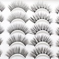 thumbnail image 4 of Juego de 20 pares de pestañas postizas en 4 estilos variados, ideal para eventos especiales o uso diario, diseño YP402., 4 of 6
