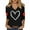 Black, variant on MuXiKeJi Clothes Valentines Shirts for Women Valentines Day Tshirt Love Heart Graphic Tee Tops