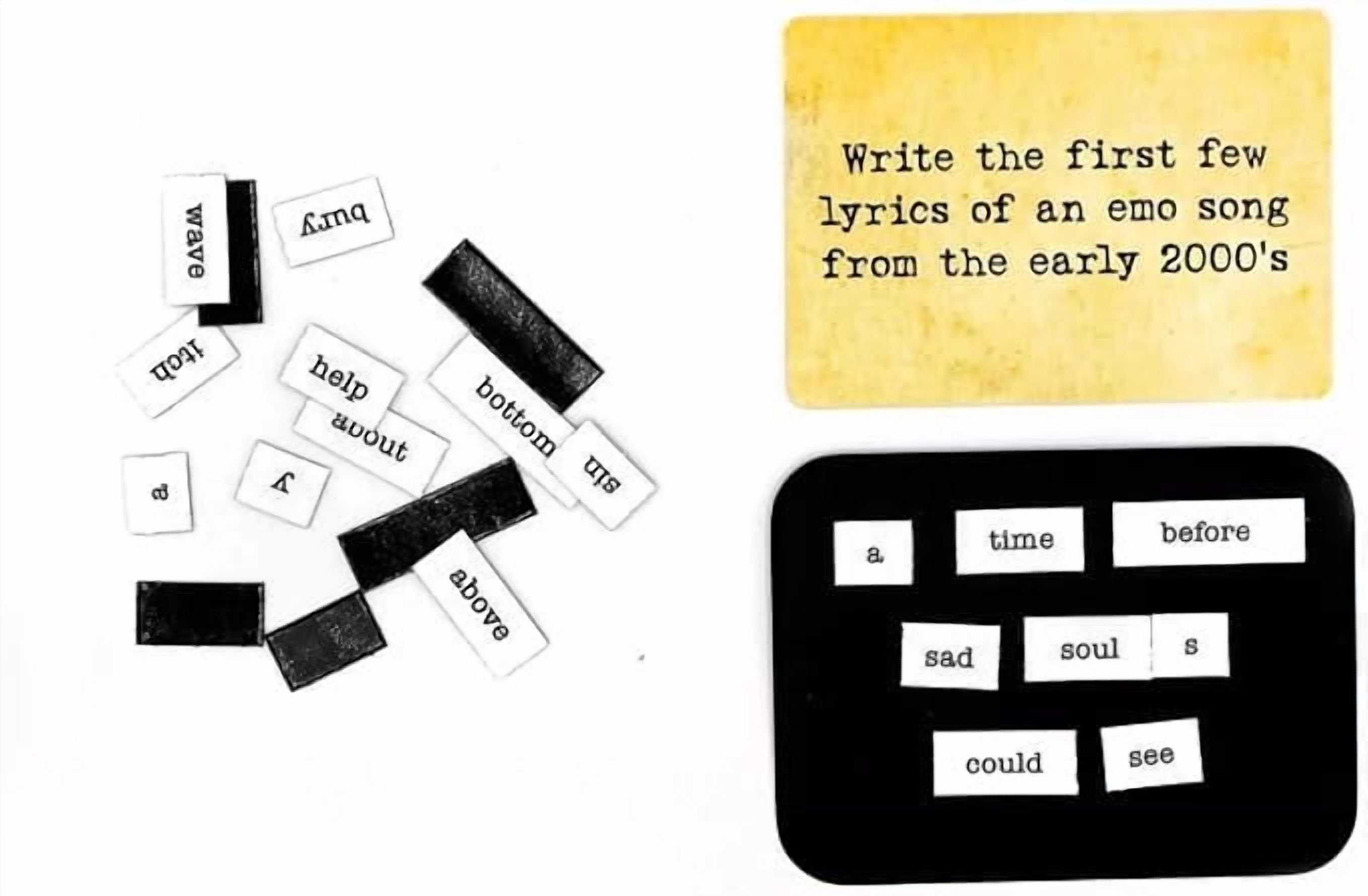 Ransom Notes House Party Edition, Word Magnet Game photo 2