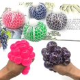 thumbnail image 1 of 4pcs Randomly Mesh Squishy Balls Stress Relief Squeeze Grape Balls, 1 of 4