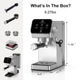 thumbnail image 3 of LINKChef 20 Bar Espresso Machine with Cold Brew , Professional Coffee Maker for Latte & Cappuccino, Stainless Steel, 3 of 10