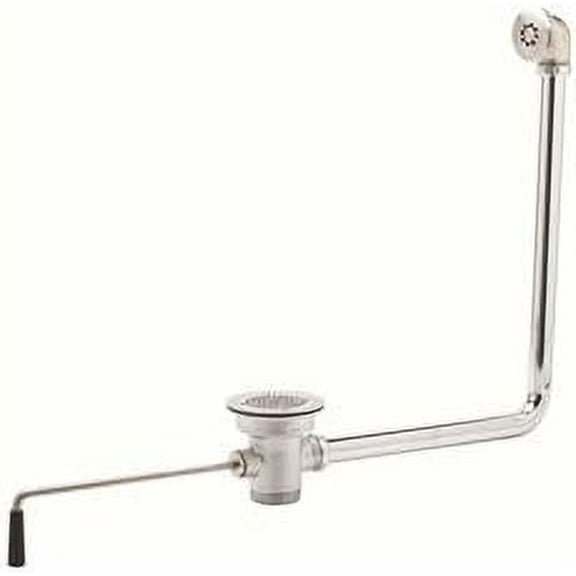 Waste Valve 2 In. Drain Outlet With Overflow Twist, 3 In. Opening