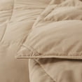 thumbnail image 3 of Peace Nest 360 Thread Count Lightweight White Goose Down Fiber and Feather Comforter, Ginger Root, Cal King, 3 of 6