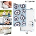 thumbnail image 2 of Coolnut Towels Set of 2-Abstract Eye Blue Print for Bathroom Kitchen Travel 16×28 inch, Cotton Bath Towels Lightweight Quickdry for Bathroom Ktichen Travel SPA Gym, 2 of 6