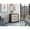 Black Wenge / Light Oak, variant on TUHOME Kaia 3 Drawer Dresser  Engineered Wood Dressers in  White