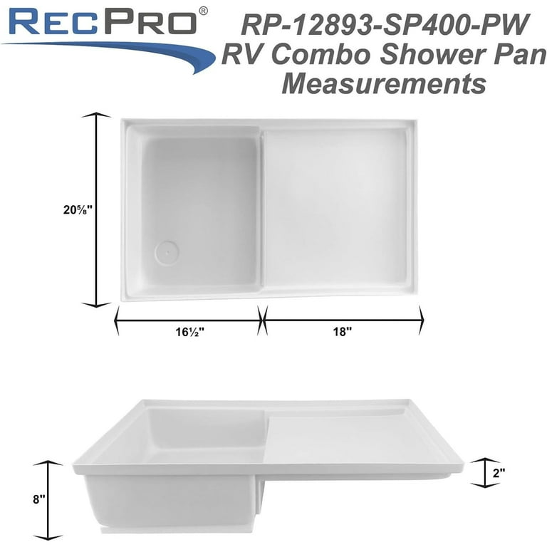 HetayC RV Combo Shower Pan 35