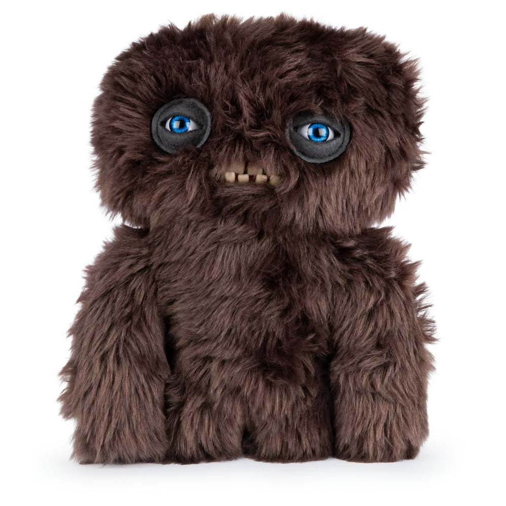 Fuggler, Funny Ugly Monster, 9 inch Squidge (Brown) Plush Creature with