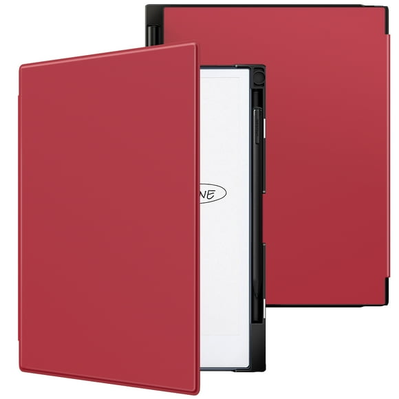 Case for Remarkable 2 Paper Tablet 10.3" 2020 Released Slim Lightweight Stand Hard Back Shell Protective Cover with Pen Holder Wine Red Remarkable 2