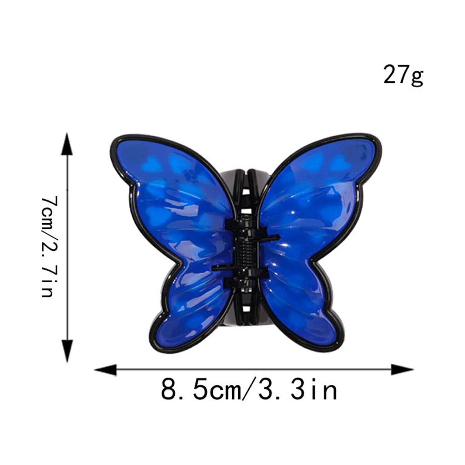 ASEIDFNSA Kids Barrettes for Hair No Slip Barrettes for Fine Hair Butterfly Clip for Women Butterfly Hair Clips for Girls Butterflies Clips for Thick Hair Matte Cute Hair Claws Butterfly Hair Accesso