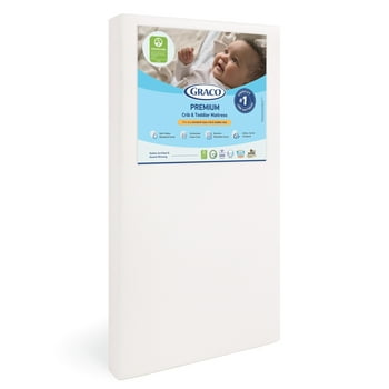 Graco Premium Foam Crib and Toddler Mattress, GREENGUARD Gold Certified