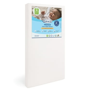 Graco Premium Foam Crib and Toddler Mattress, GREENGUARD Gold Certified