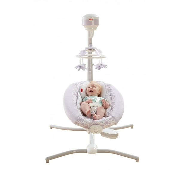 Fisher Price Fairytale Deluxe 6 Speed Singing Cradle N Swing With Mobile Drf97 Walmart Com Walmart Com