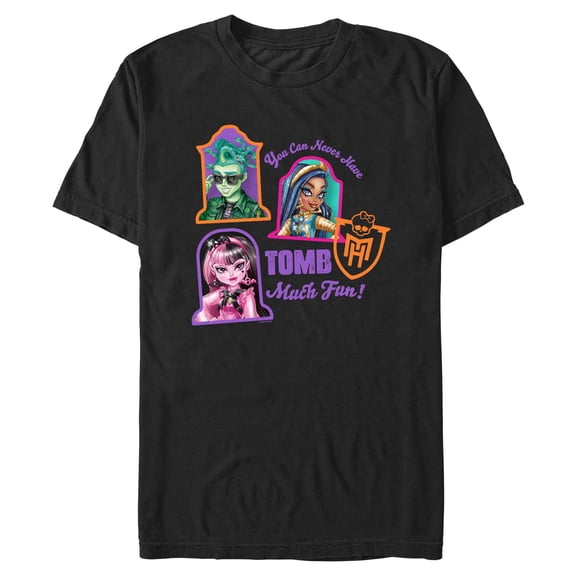 Mens Monster High Tomb Much Fun T Shirt