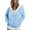 Light Blue, variant on TKLPEHG Fleece Jacket Women Full Zip Fleece Lined Athletic Hoodies Coats Long Sleeve Thermal Drawstring Hooded Sweatshirts Coats with Pockets (Khaki,L)