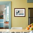 thumbnail image 4 of The Great Wave Off Kanagawa, from the Series "36 Views of Mt. Fuji" ("Fugaku Sanjuokkei"), Scenic Framed Art Print Wall Art by Katsushika Hokusai, 4 of 5