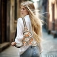 thumbnail image 5 of FORMRS Womens Crossbody Sling Bag Travel Daypack Shoulder Chest Backpack, Rustic Floral, 5 of 7
