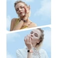 thumbnail image 5 of Wearlizer Dual-Tone Engraved Bands Compatible with Charge 6/Charge 5 - Floral Silicone Wristbands for Women, 2 Interchangeable Nature Designs (Dandelion & Wildflower), 5 of 6