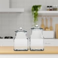 thumbnail image 4 of Amici Home Carlisle Square Glass Canister, Assorted Set of 2, 4 of 5