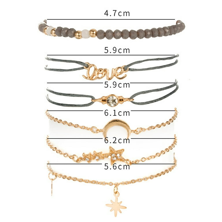 6 Pcs Gadgets Golden Bracelet Tool Bracelets Jewelry Offer to Clasp Women Connecting Tools Helper Necklaces for Wrist Necklacegolden Buddy Girls