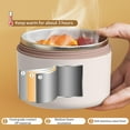 thumbnail image 5 of HengDidi Stainless Steel Insulated Lunch Box - 600ml Double Wall Thermal Food Container with Leakproof Lid, Microwave Safe Bento for Office & Campus, Dishwasher Friendly, 5 of 10